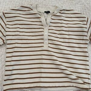 Rails Striped Henley Shirt